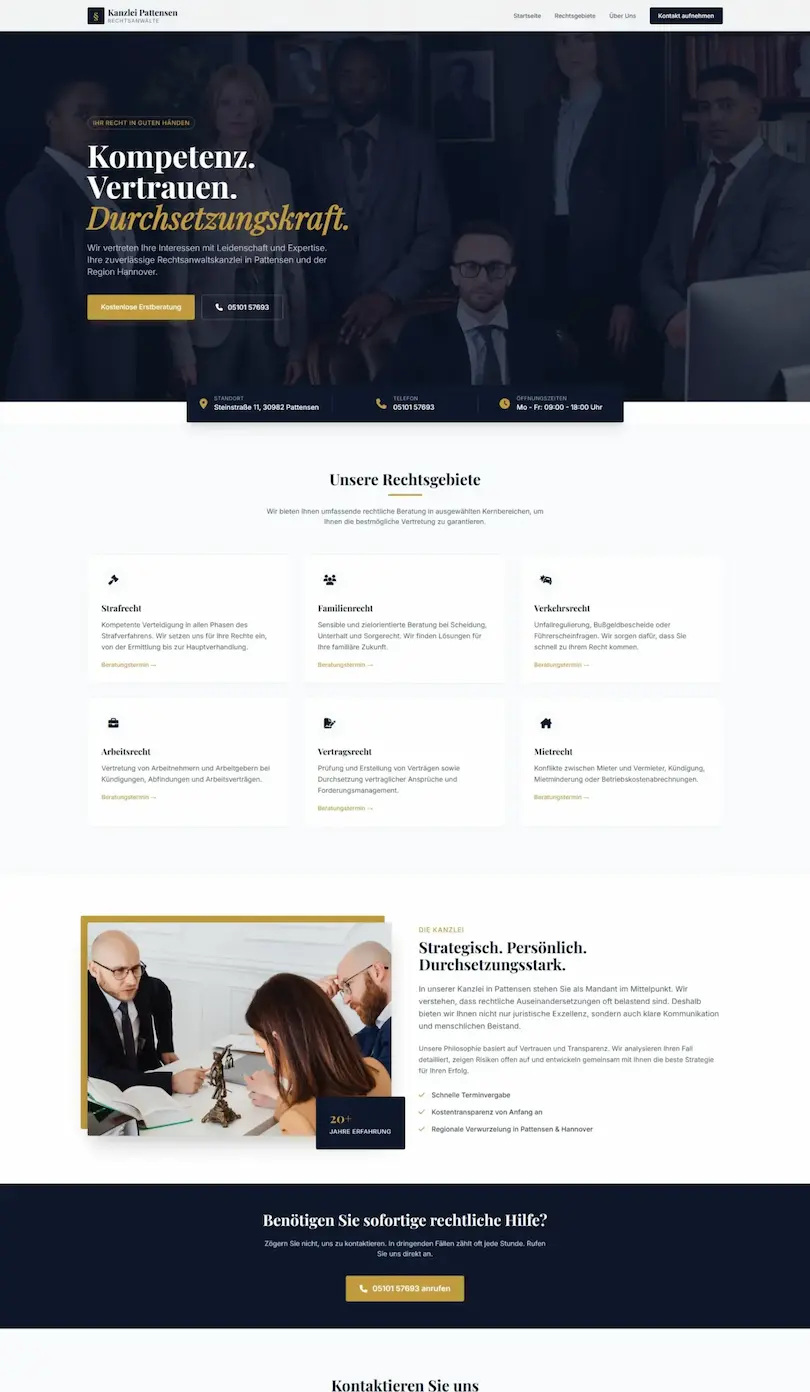 Website Referenz Anwaltskanzlei